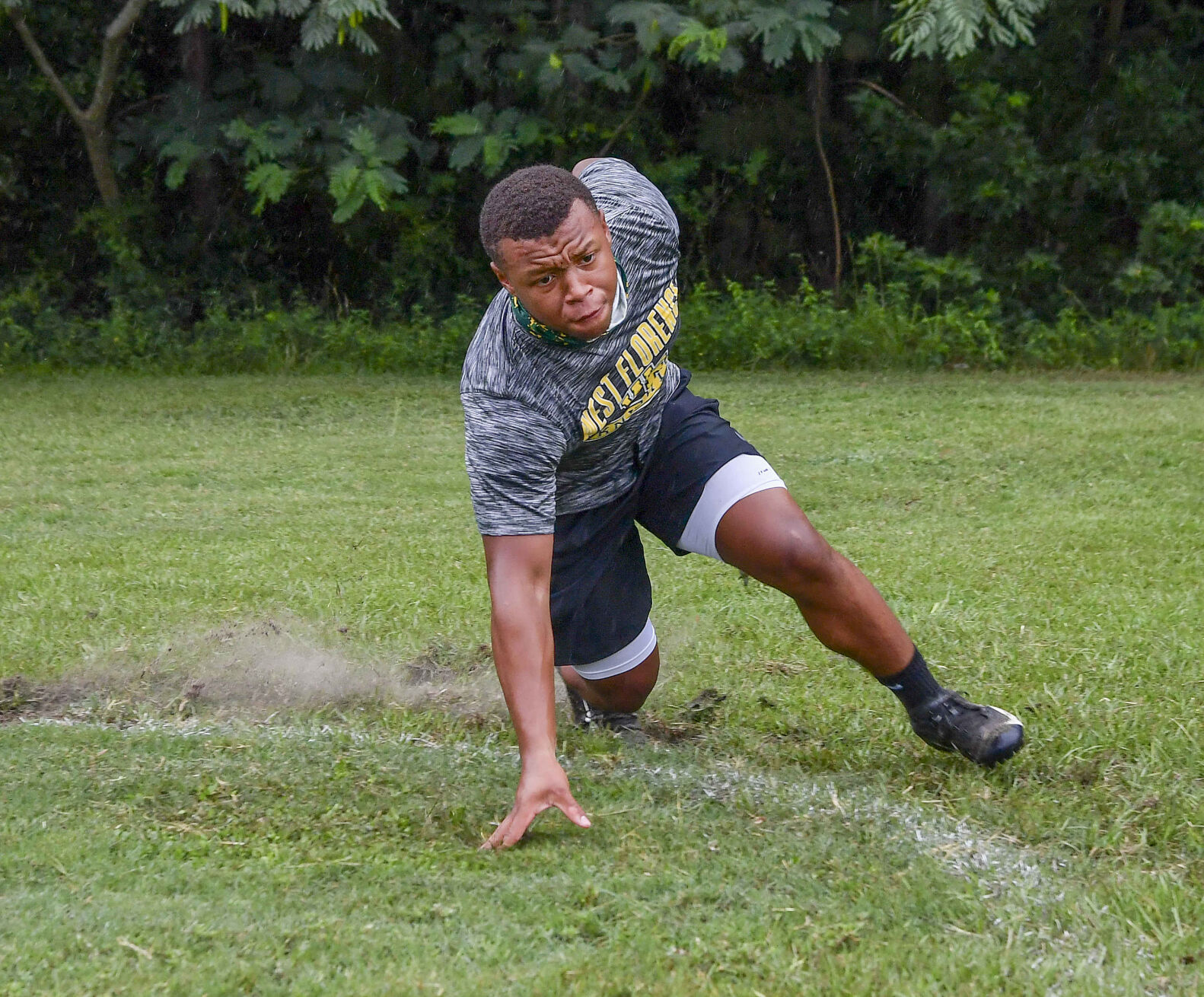 West Florence High School football practice
